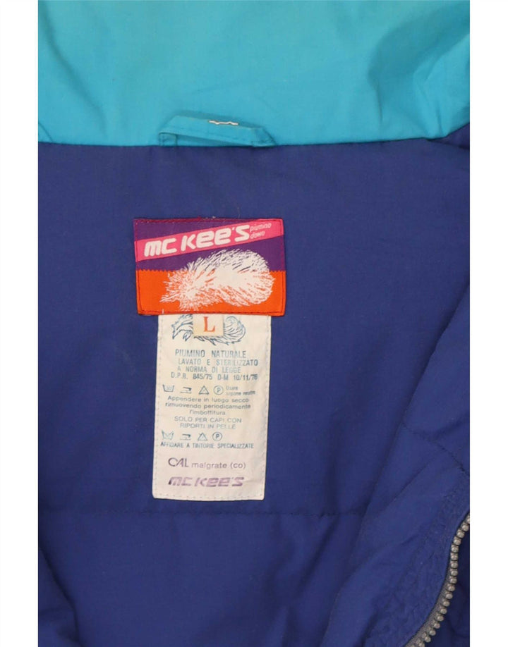 MC Kee's Chaqueta de esquí con capucha para hombre UK 40 Large Multicolor Colorblock