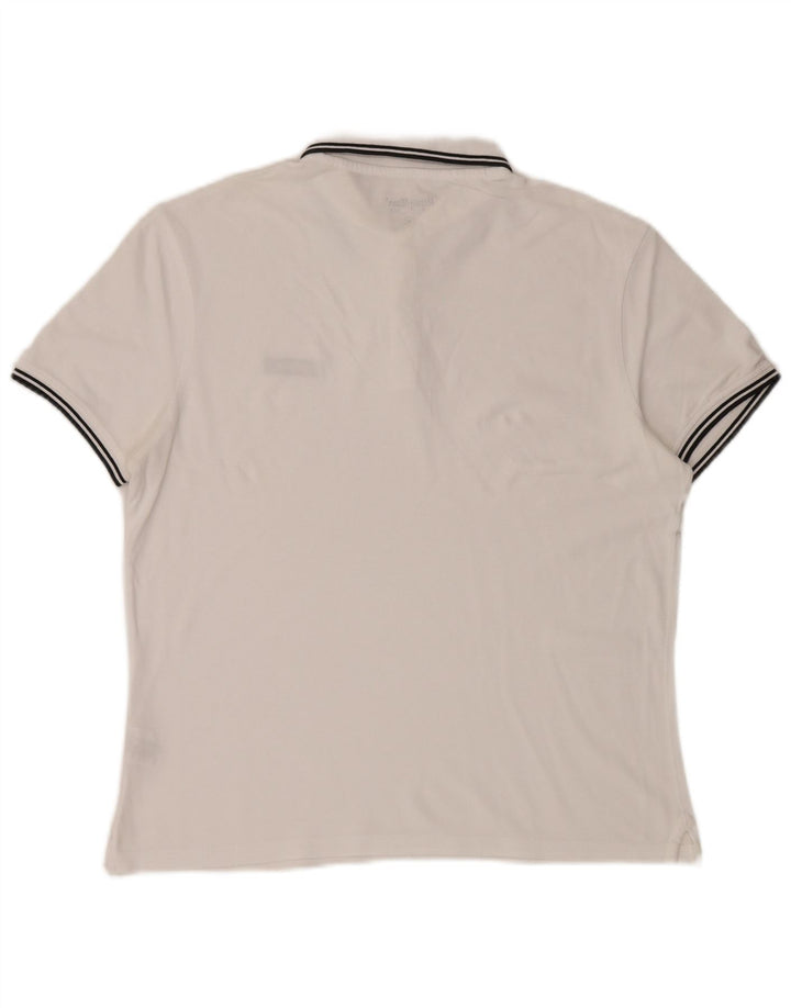 Refrigiwear Polo Hombre Algodón Blanco Mediano