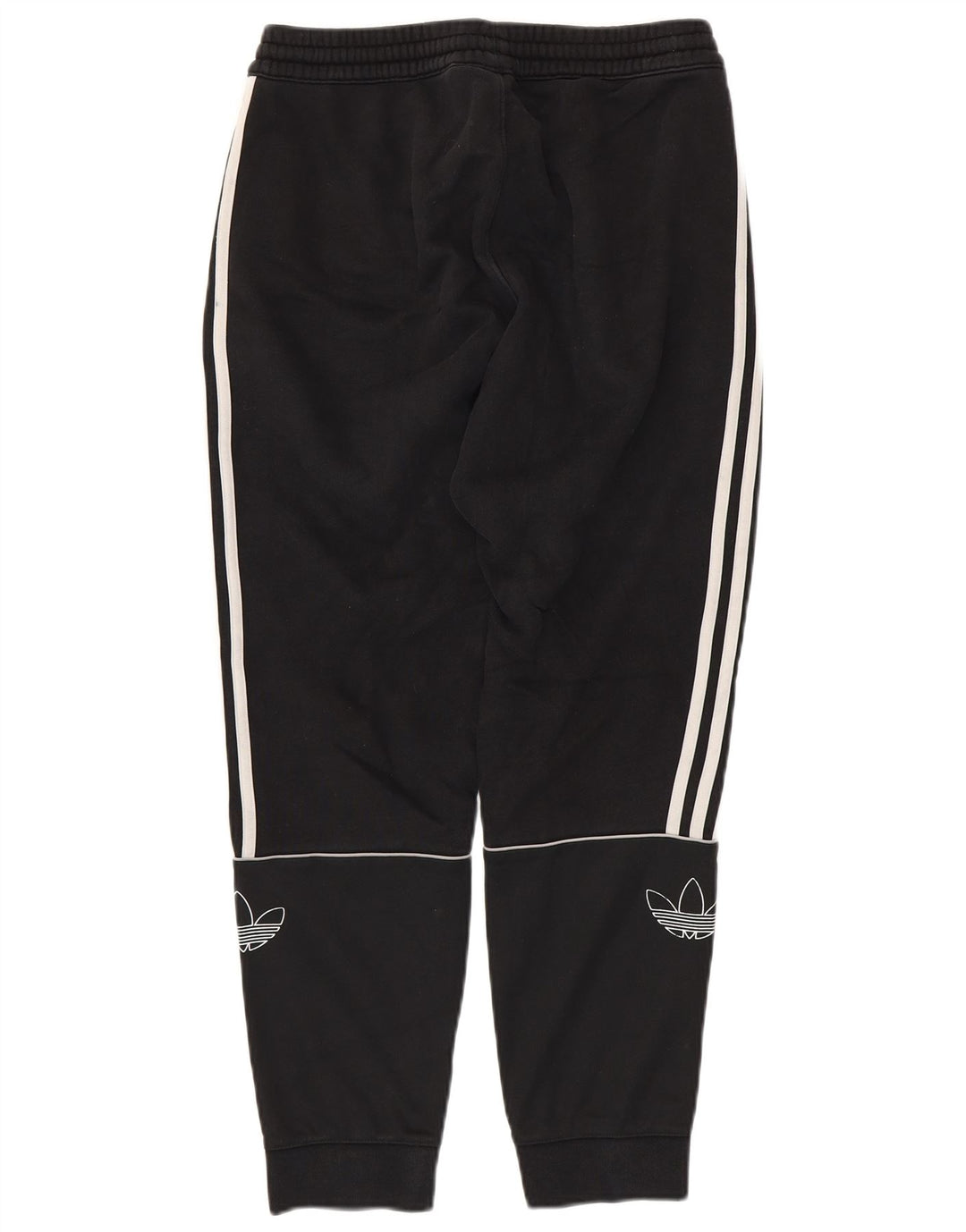 ADIDAS Hombre Graphic Chándal Pantalones Joggers Medio Algodón Negro