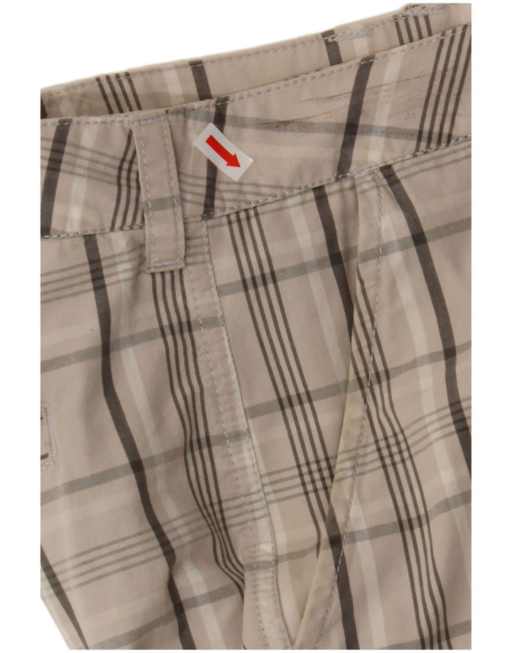 Pantalones cortos tipo cargo NIKE para hombre W36 Large Beige Check