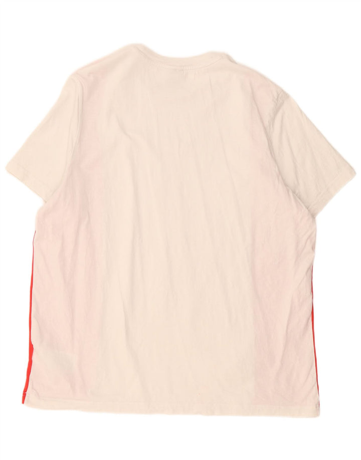 Nike Camiseta para hombre Top 2XL Blanco Colorblock Algodón