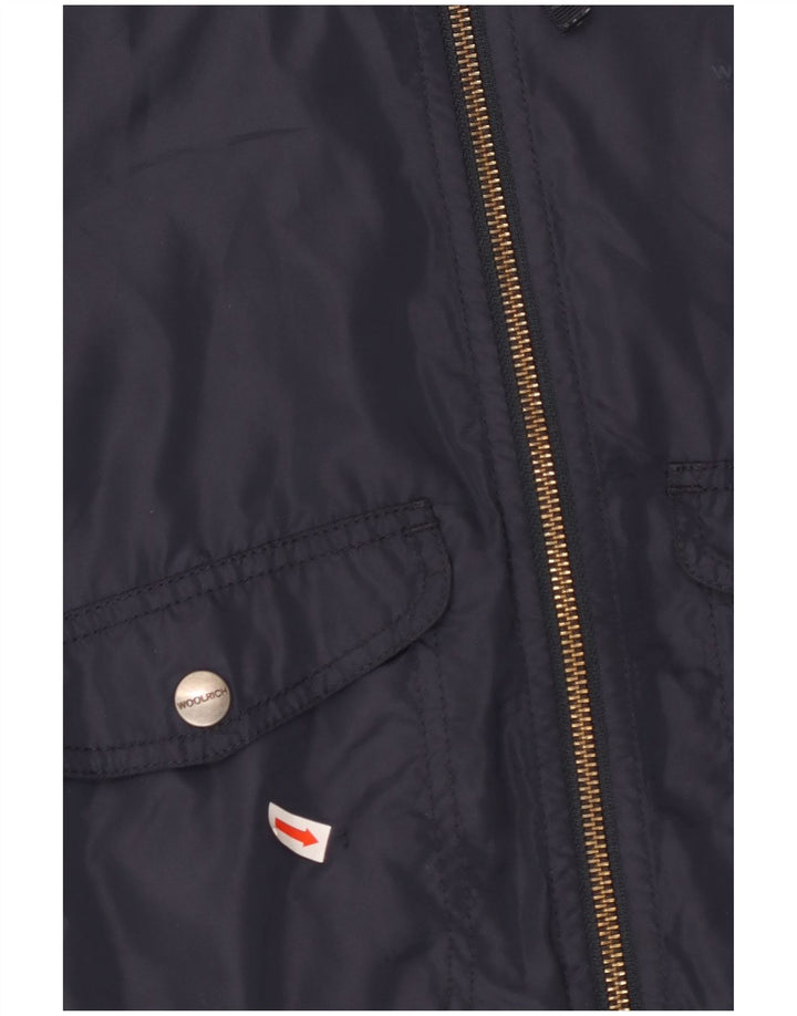 WOOLRICH Cazadora bomber para niño 5-6 años Azul marino Colorblock