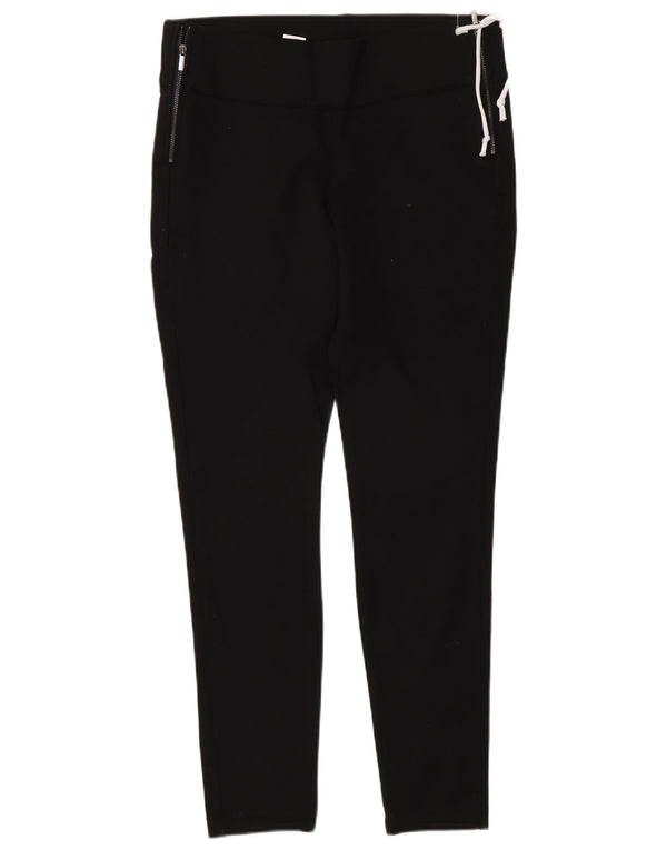 Zara Mujer Pantalón Pitillo Grande W30 L28 Viscosa Negra