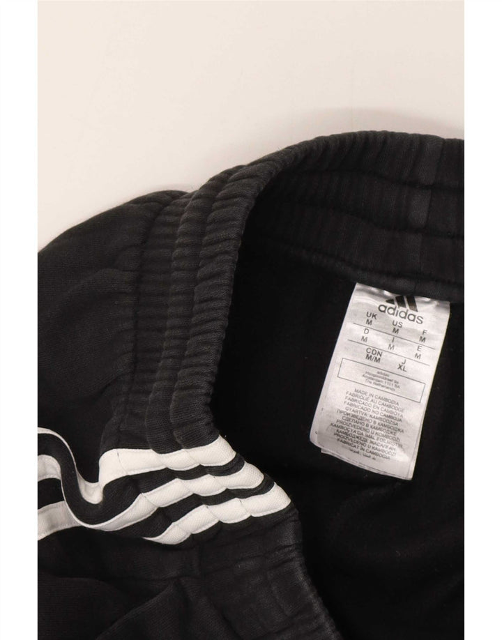 Adidas Hombre Pantalones De Chándal Joggers Medium Negro Algodón