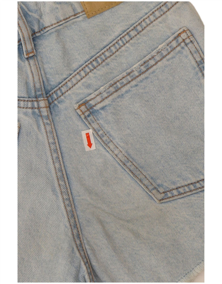ZARA Girls Denim Shorts 8-9 Years W22  Blue