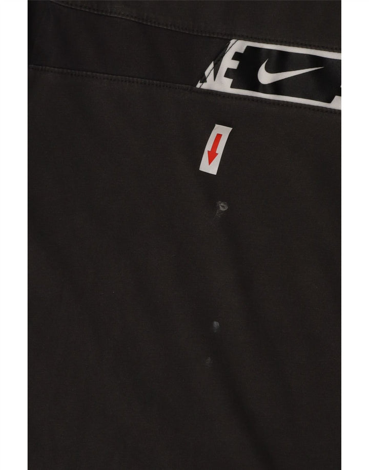 Nike - Camiseta gráfica para hombre, talla pequeña, algodón gris