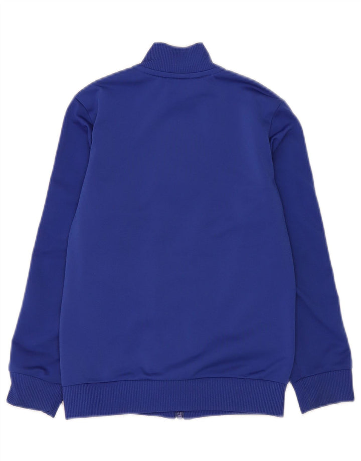 Adidas - Chaqueta de chándal para niño, 7-8 años, color azul, poliéster