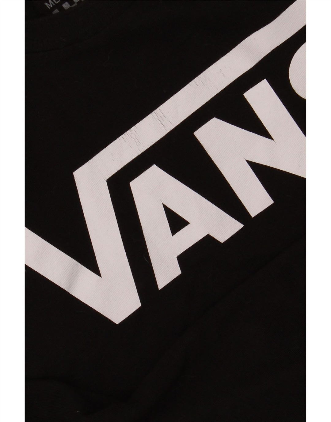 Vans - Camiseta gráfica para mujer, talla 40, talla M, color negro