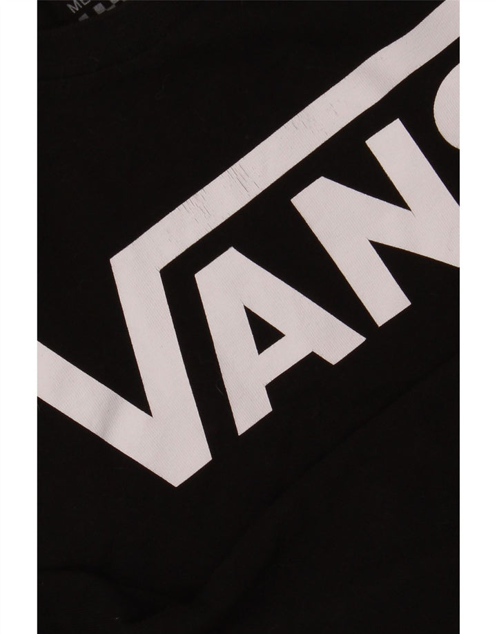 Vans - Camiseta gráfica para mujer, talla 40, talla M, color negro