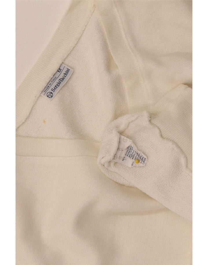 Sergio Tacchini Sudadera Sin Mangas Jumper Medium Blanco Acrílico Hombre