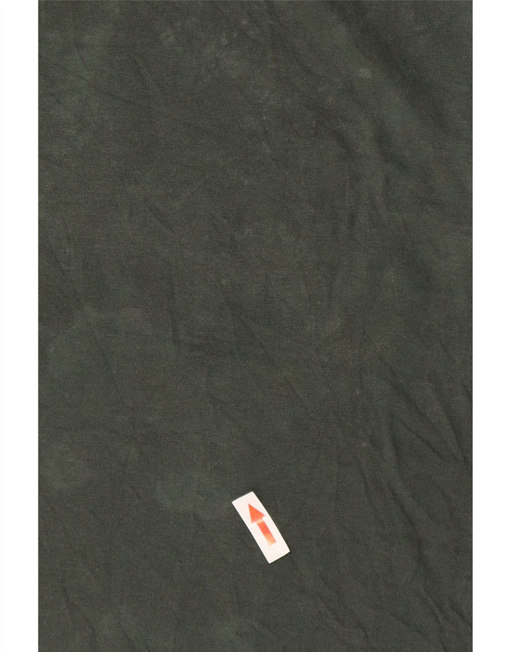 Jack & Jones Hombre Camiseta Gráfica Top Algodón Verde Medio
