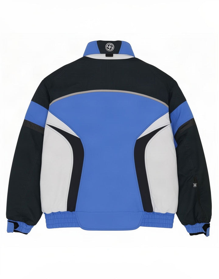 Colmar Chaqueta de esquí con capucha para hombre EU 52 Large Azul Colorblock Poliamida