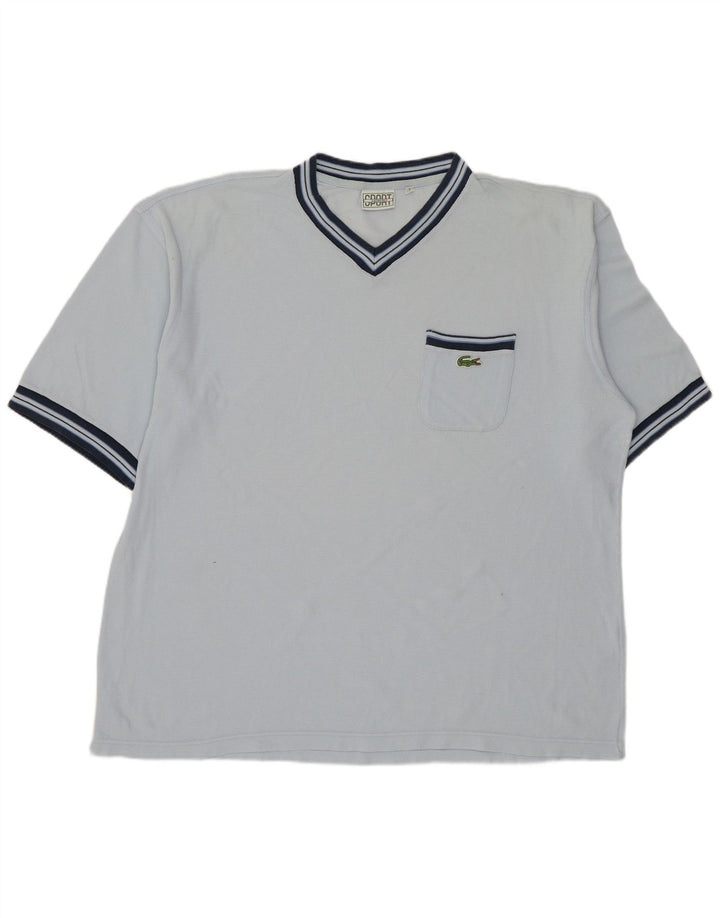 LACOSTE Camiseta Hombre Talla Superior 7 2XL Algodón Azul