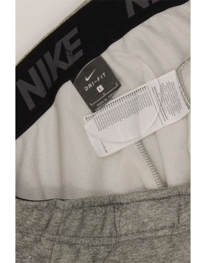 Nike Hombre Dri Fit Chándal Pantalones Joggers Grande Gris Poliéster