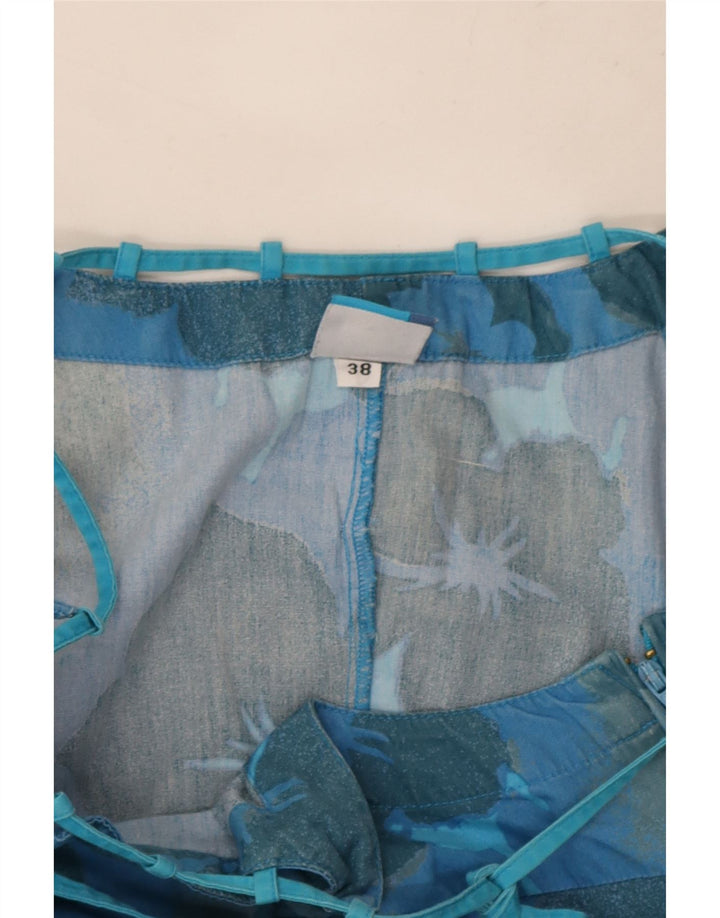 Vestido halter Rip Curl para mujer EU 38 Algodón floral azul medio