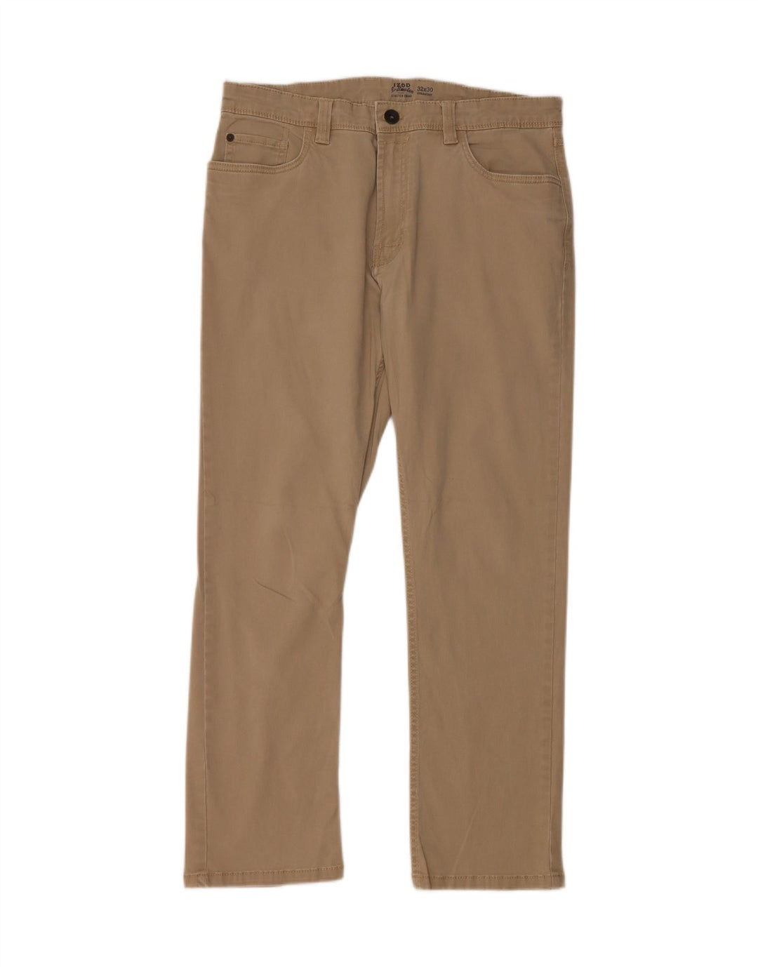 IZOD Pantalones casuales rectos de agua salada para hombre W32 L30 Algodón beige