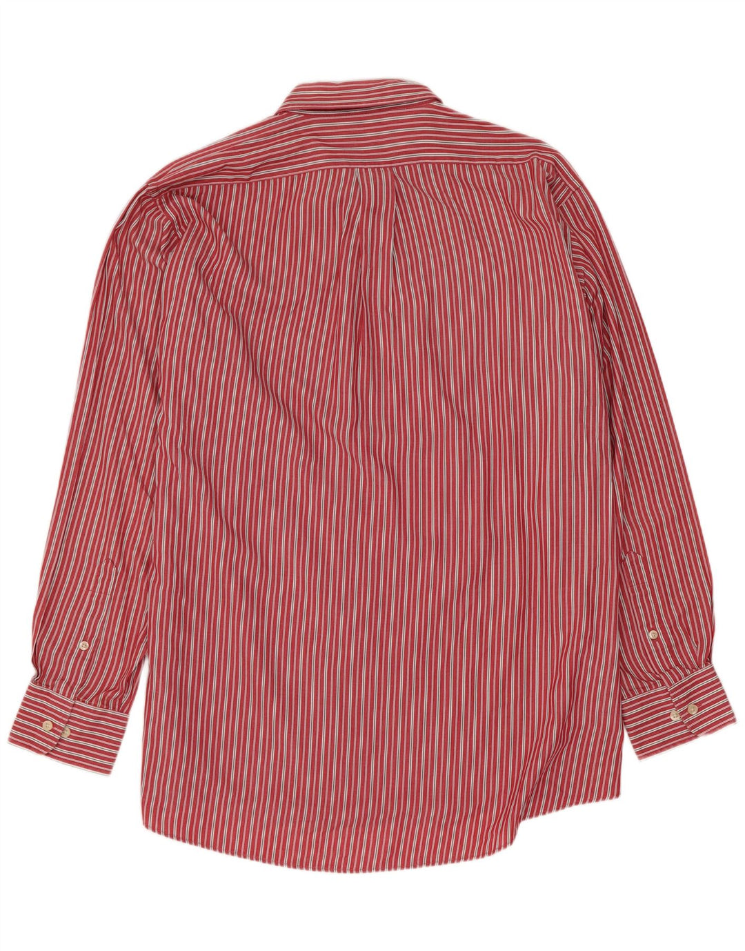 Chaps Camisa para hombre talla 16 1/2 grande algodón a rayas rojas