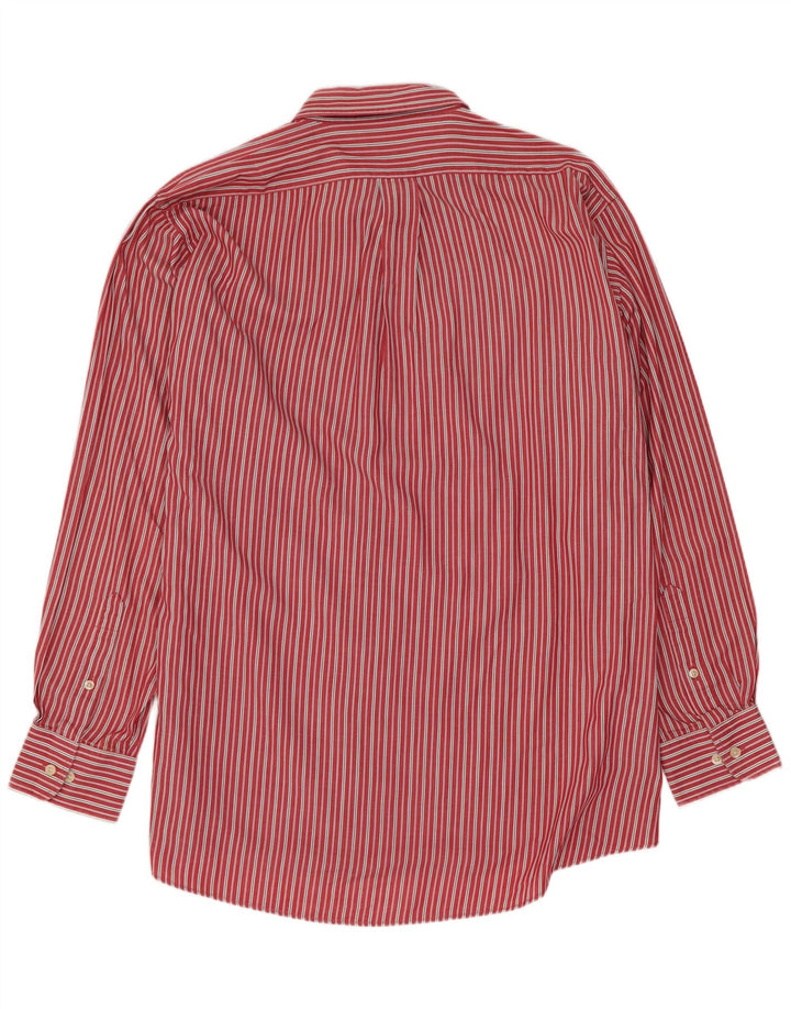 Chaps Camisa para hombre talla 16 1/2 grande algodón a rayas rojas