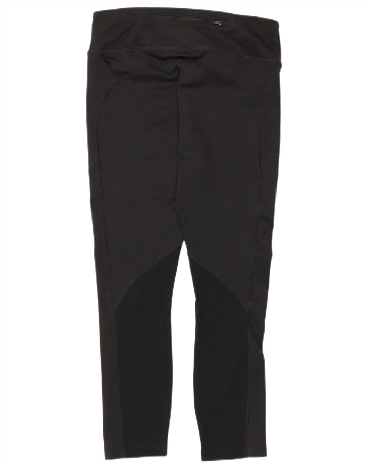 Nike Leggings cortos Dri Fit para mujer UK 12 Mediano Negro Poliéster
