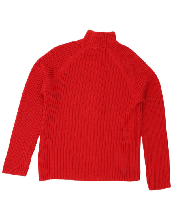 Tommy Hilfiger Suéter Cárdigan para Mujer UK 20 2XL Algodón Rojo