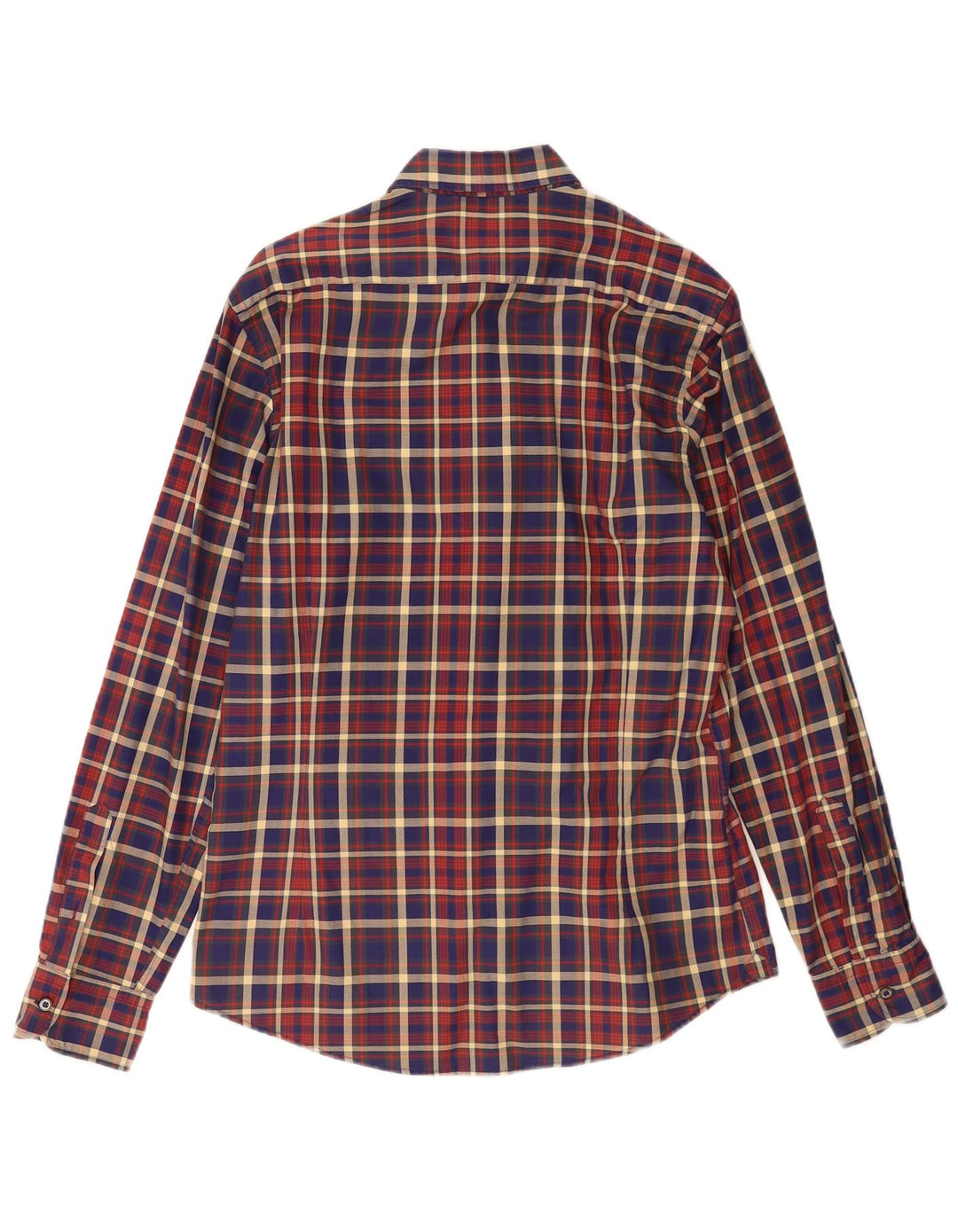 Camisa Massimo Dutti Hombre Mediana Cuadros Multicolor