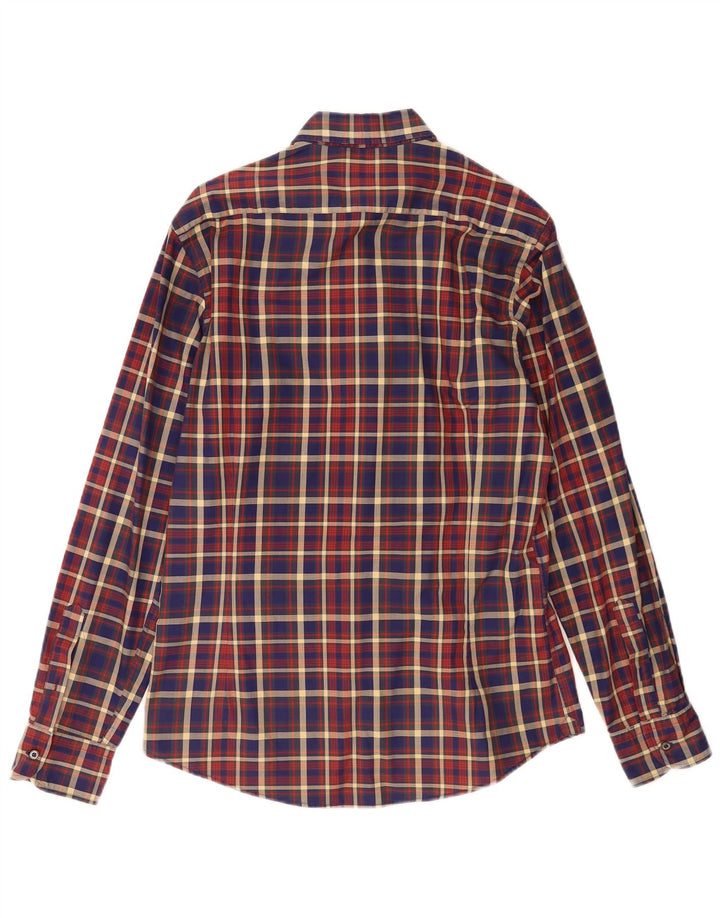 Camisa Massimo Dutti Hombre Mediana Cuadros Multicolor