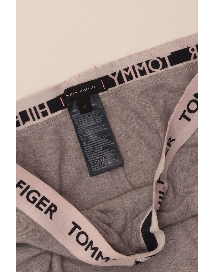 Tommy Hilfiger Shorts deportivos con gráficos para hombre de algodón gris medio