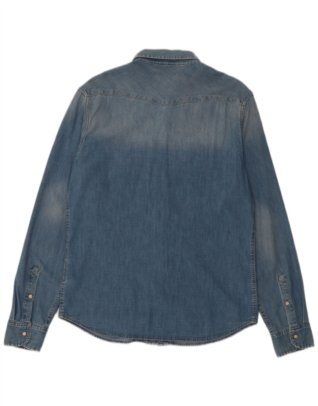 Camisa Vaquera De Corte Slim De Algodón Azul Grande Lee Hombre