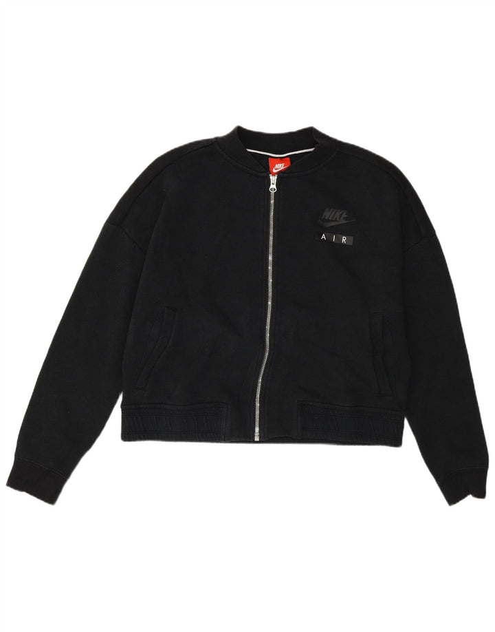 Nike Crop Graphic - Chaqueta de chándal extragrande para mujer, talla S, color negro