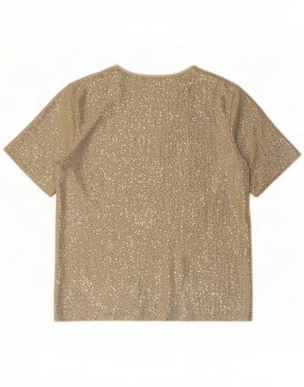 Blusa para mujer Gerard UK 44 Nylon dorado grande