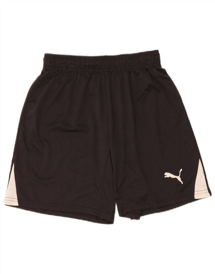 PUMA Pantalones cortos deportivos para hombre en color negro mediano
