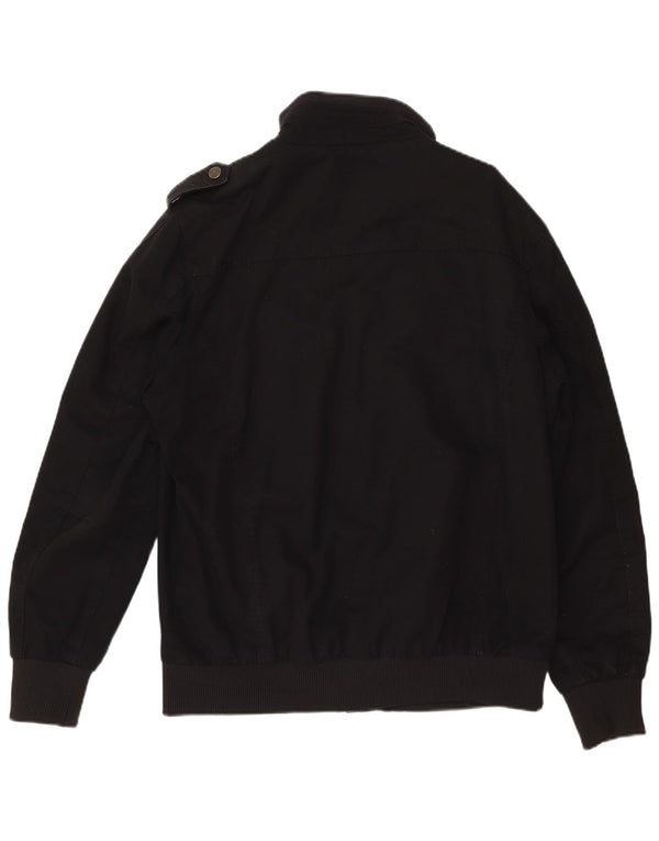 WENVEN Chaqueta utilitaria para hombre UK 40 Grande Algodón negro