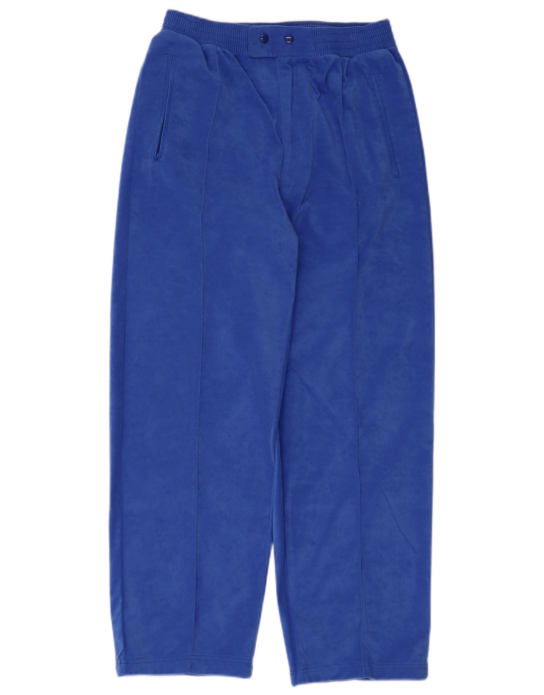 Pantalones de chándal vintage para hombre IT 50 Poliéster azul grande