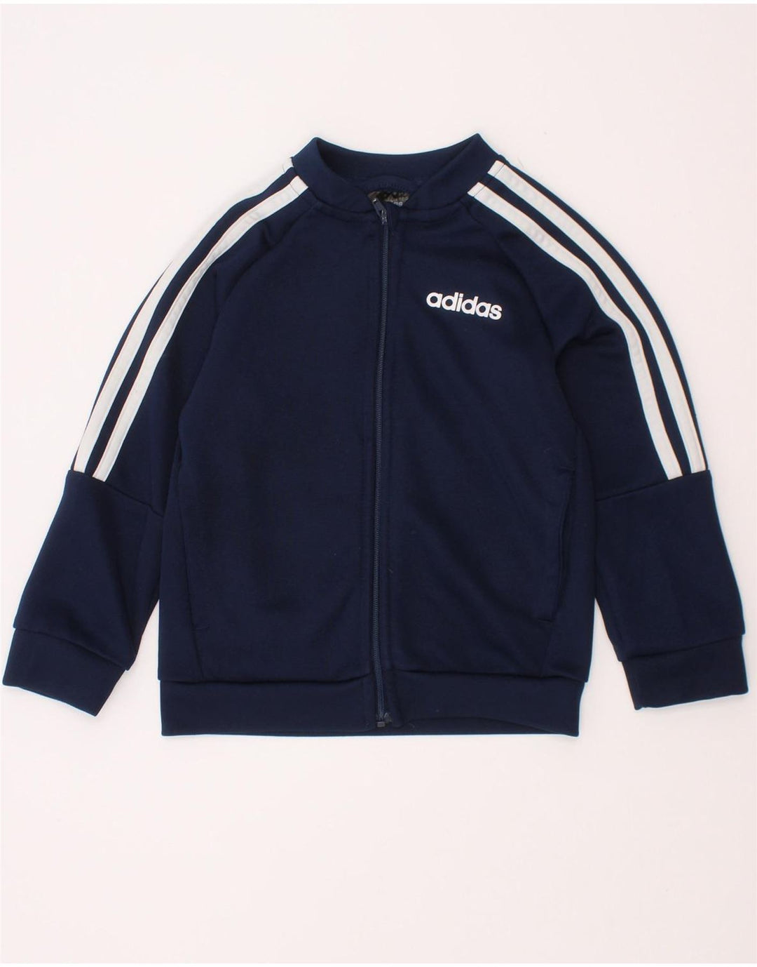 Adidas Chaqueta Chándal Niño 7-8 Años Azul Marino Poliéster