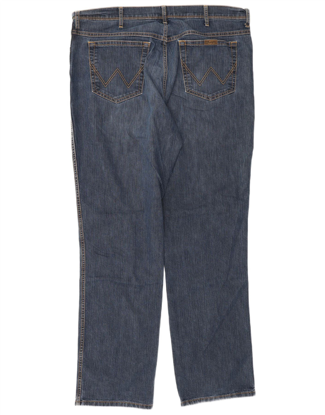 WRANGLER Vaqueros rectos de corte regular para hombre W40 L34 Algodón azul