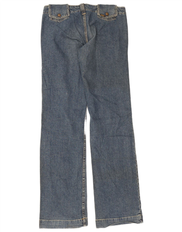 Vaqueros Lee De Pierna Ancha Para Mujer W28 L30 Algodón Azul