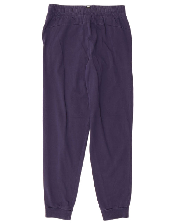 Puma Pantalones de Chándal para niño Joggers 13-14 años Azul Marino Algodón