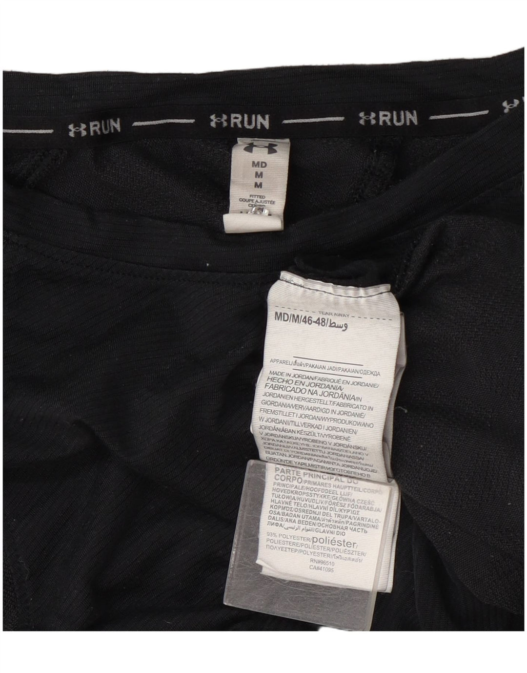 Under Armour Camiseta para mujer Top UK 44 Poliéster geométrico gris medio