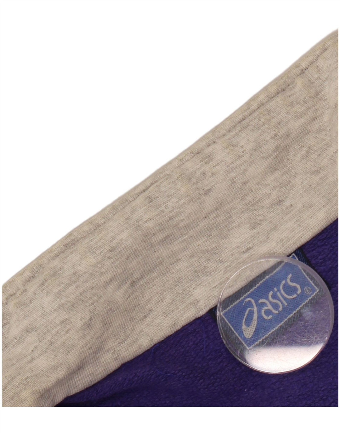 ASICS Hombre Graphic Chándal Top Chaqueta XL Gris Colorblock