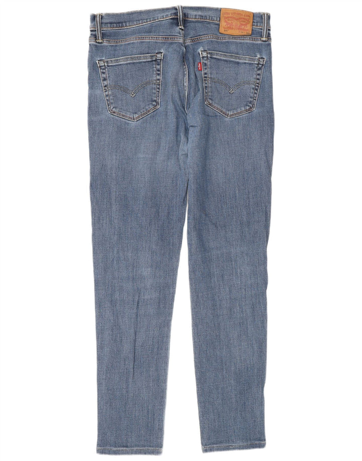 Levi's Hombre 511 Slim Jeans W34 L32 Algodón Azul