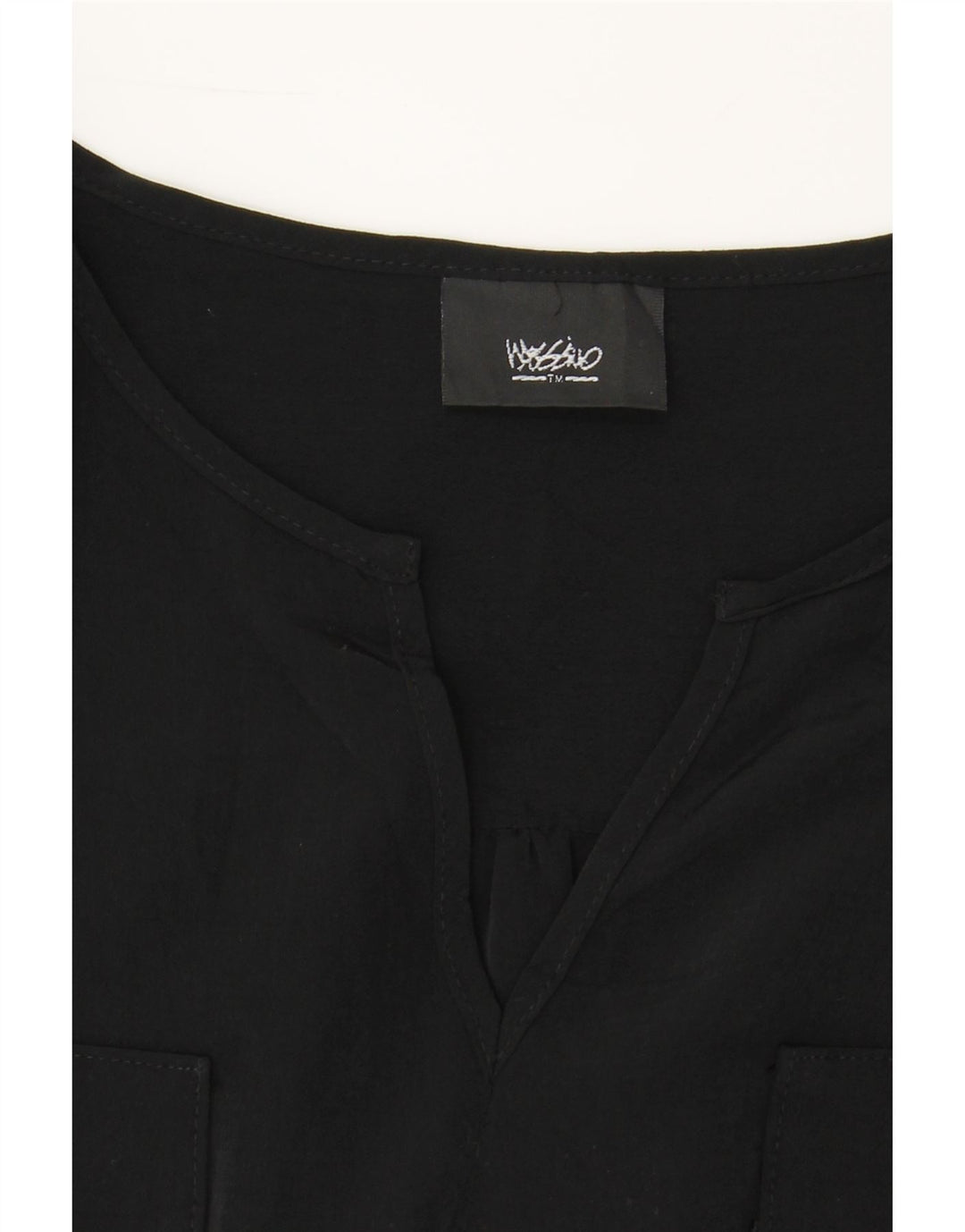 MOSSIMO Womens Long Sleeve A-Line Dress UK 16 Large Black Polyester Vintage Mossimo and Second-Hand Mossimo from Messina Hembry 