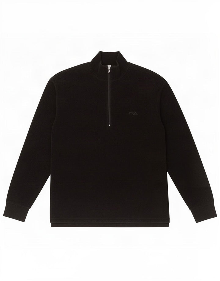 Fila Jersey De Forro Polar Con Cremallera Para Hombre Pequeño Negro