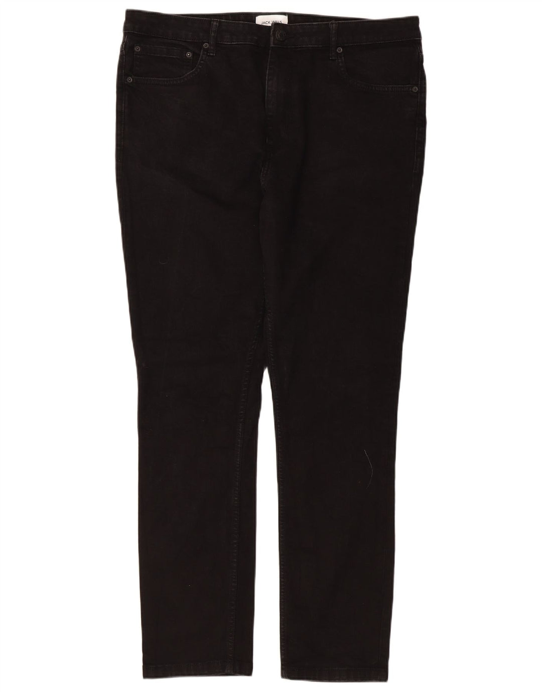 Jack Wills Vaqueros ajustados para hombre W36 L30 Algodón negro