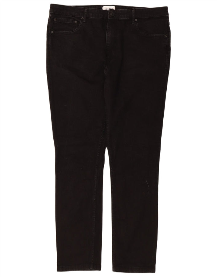 Jack Wills Vaqueros ajustados para hombre W36 L30 Algodón negro