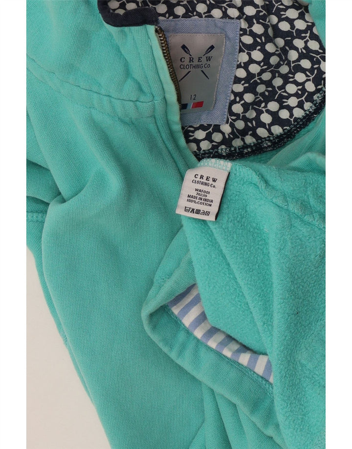 CREW CLOTHING Jersey de sudadera extragrande para mujer UK 12 Verde medio