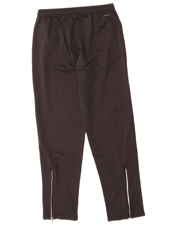 NIKE Mujer Dri Fit Chándal Pantalones UK 40 Grande Poliéster Negro