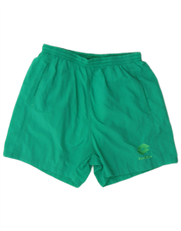 Pantalones Cortos Deportivos Lotto Hombre Medium Green Nylon Sports