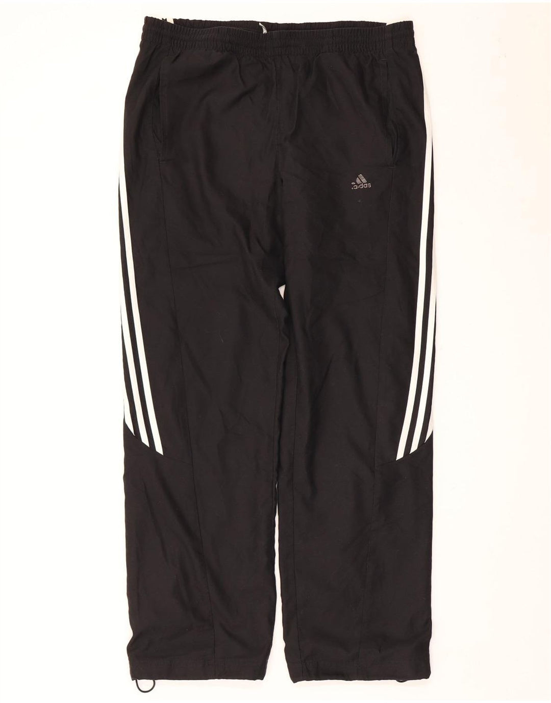 Adidas Pantalones De Chándal Para Hombre Pequeños Negro Poliéster