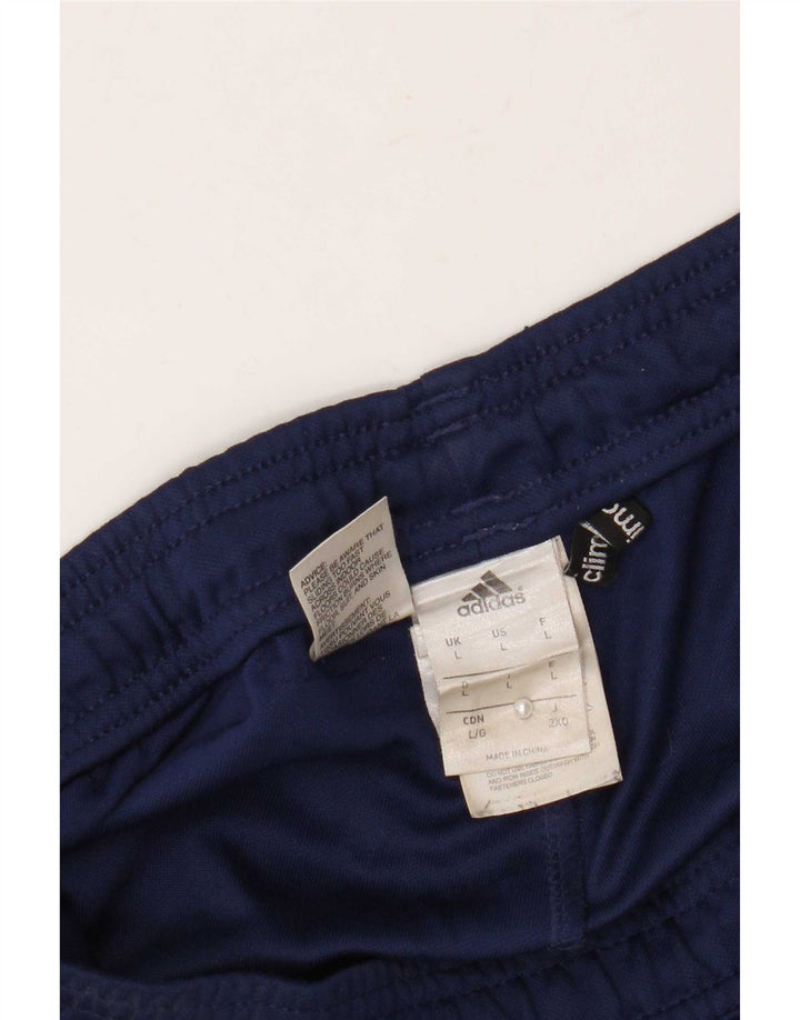 Adidas Hombre Climacool Pantalones De Chándal Grande Azul Marino Colorblock