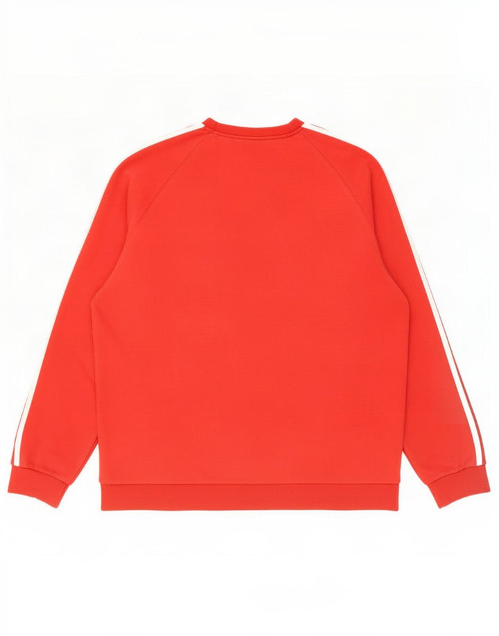 Sudadera Adidas Hombre Jumper 2XL Algodón Rojo